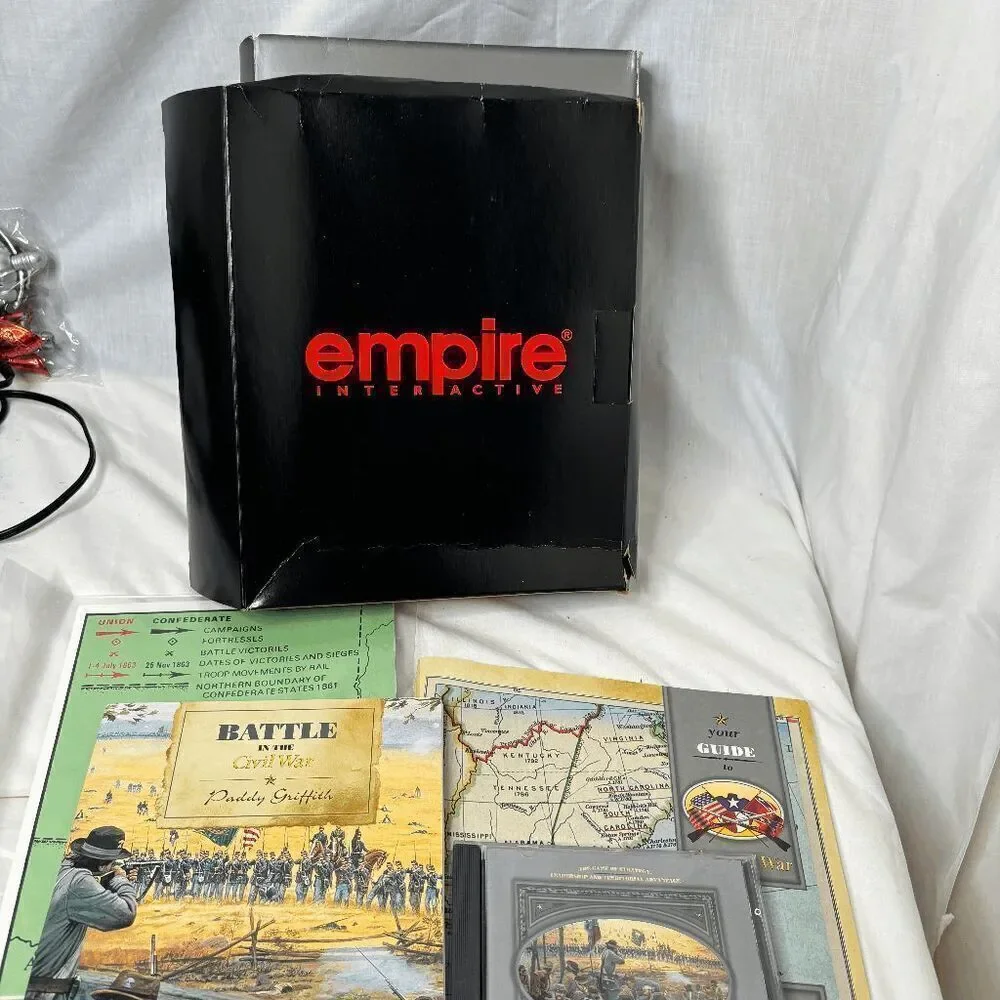 VINTAGE 90s BIG BOX PC Game -‎ The Civil War - Empire Interactive